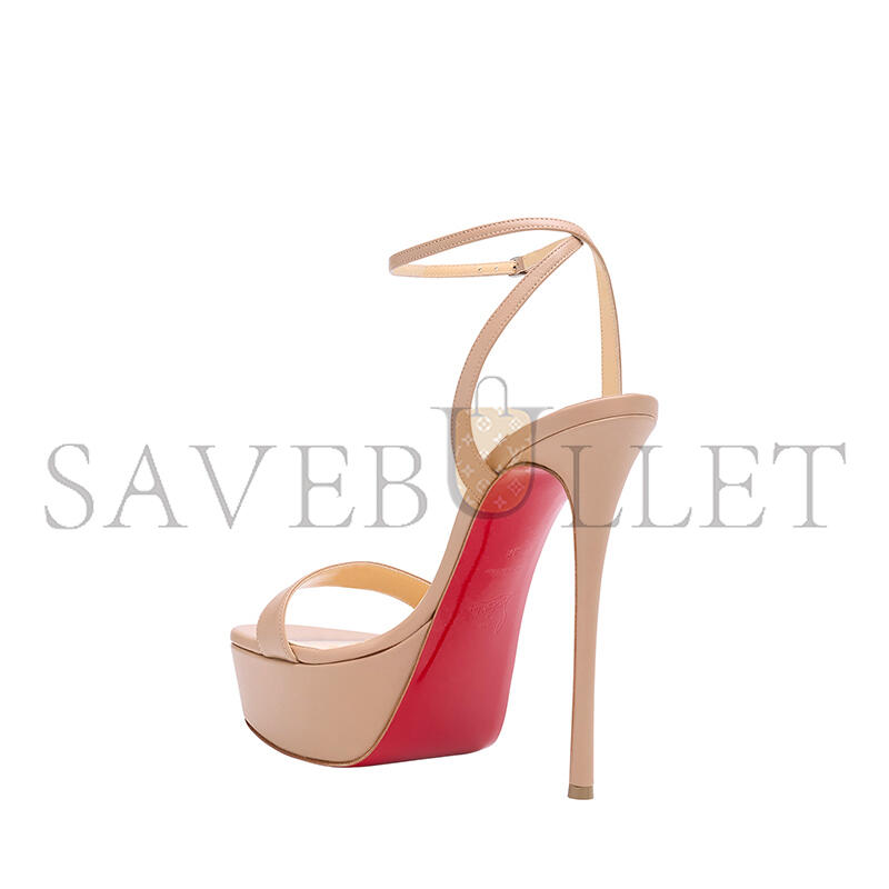 Chr1st1an louboutin loubi queen red sole platform sandals